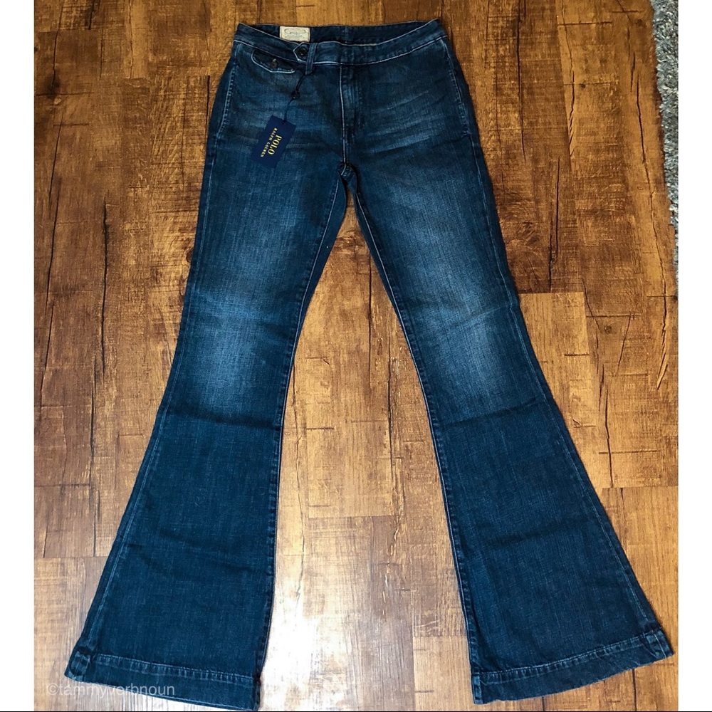 NWT POLO RALPH LAUREN Kaylin Flared Jeans SIZE 27
